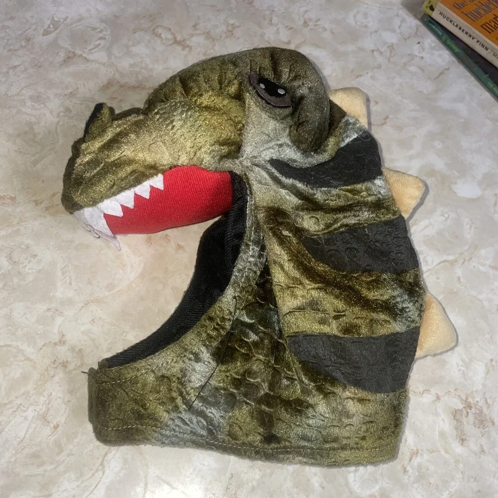 Soft Plush Dinosaur Costume Head‎ Cover Toddler To Child Size
